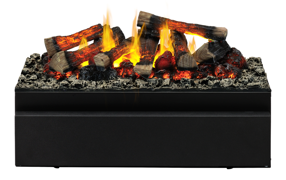 The Juneau is an electric inset fireplace unit, ready to be installed into nearly any interior space or indoor object, including inactive gas or wood fireplaces. The three-dimensional Optimyst® fire image comes from cold water vapor and light, which is startlingly realistic, can be seen from all sides, and is safe to touch.
