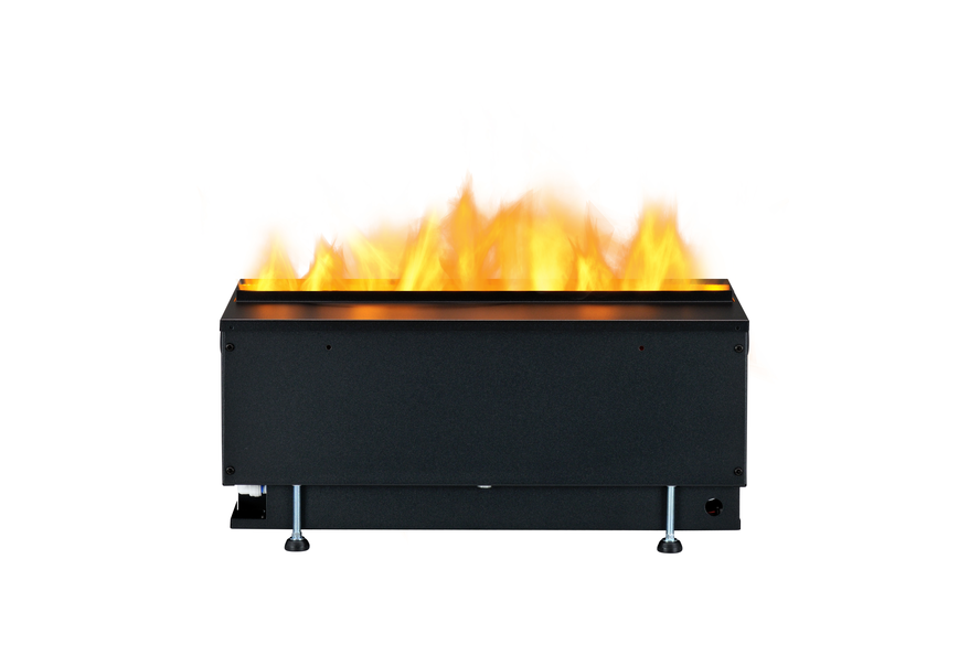 Imaginez votre foyer parfait, sans l’aération et la chaleur, car les flammes sont composées de vapeur d’eau pure et de LED. Vous pouvez tendre la main et toucher les flammes.
