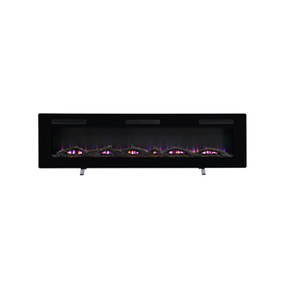 The Sierra linear fireplace is an elegant addition to any space. The versatility of the fireplace lies in its ability to incorporate multiple install options. Enjoy it as an in-wall, on-wall or as a freestanding unit.