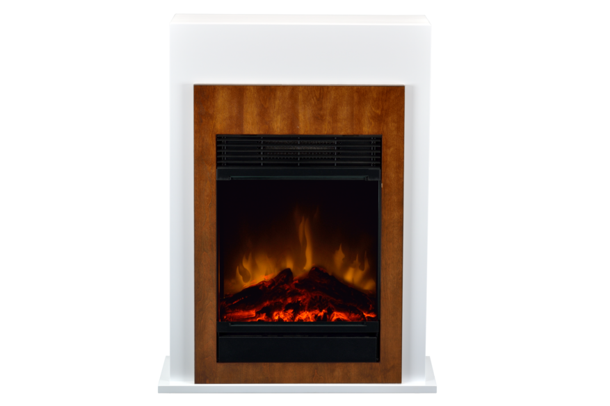 Past perfect in modern en industrieël interieur. De vlammen en verwarming kunnen worden aangepast via de afstandsbediening.