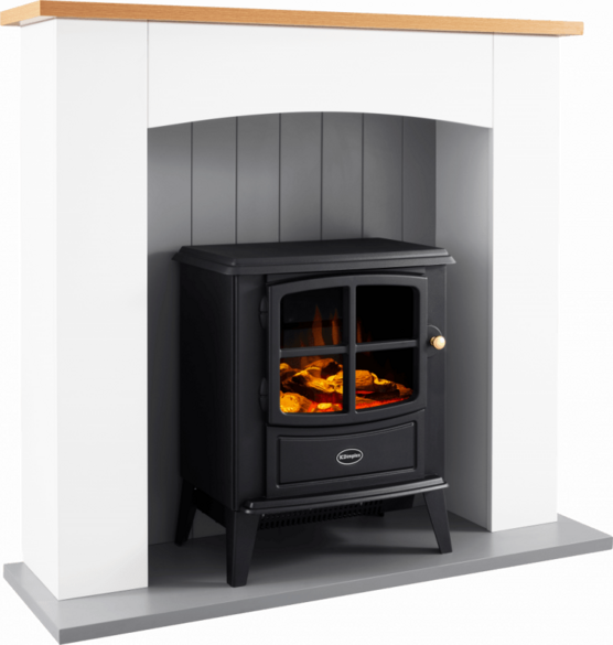 Freestanding Optiflame Electric Suite